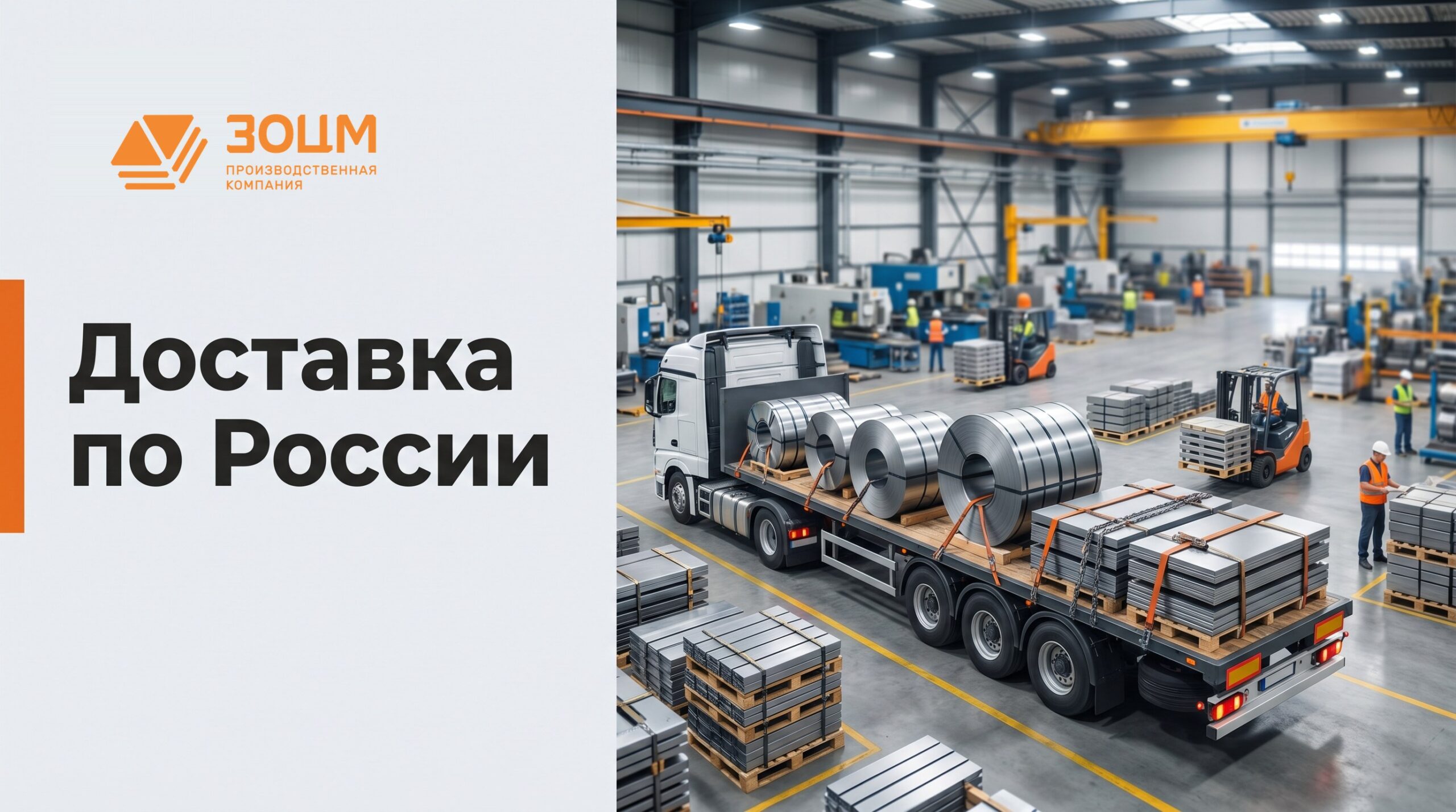 Доставка металлопроката по России — ПК ЗОЦМ