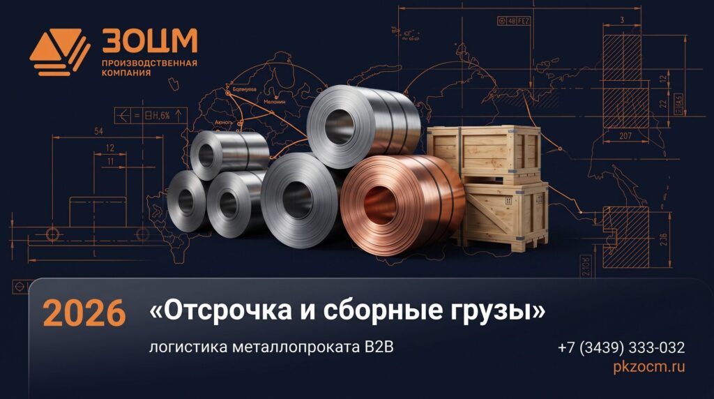 Отсрочка 30 дней и сборные грузы: логистика металлопроката B2B