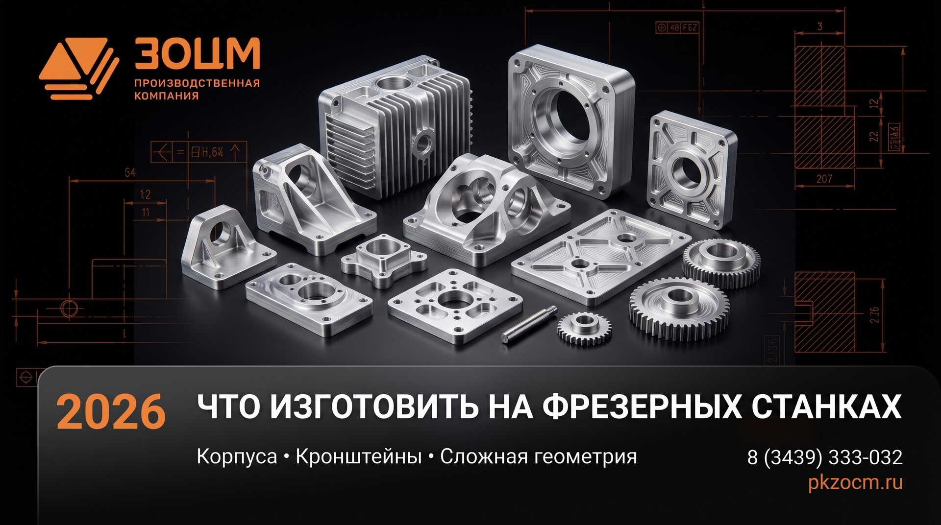 Что изготовить на фрезерных станках — фирменный баннер ПК ЗОЦМ