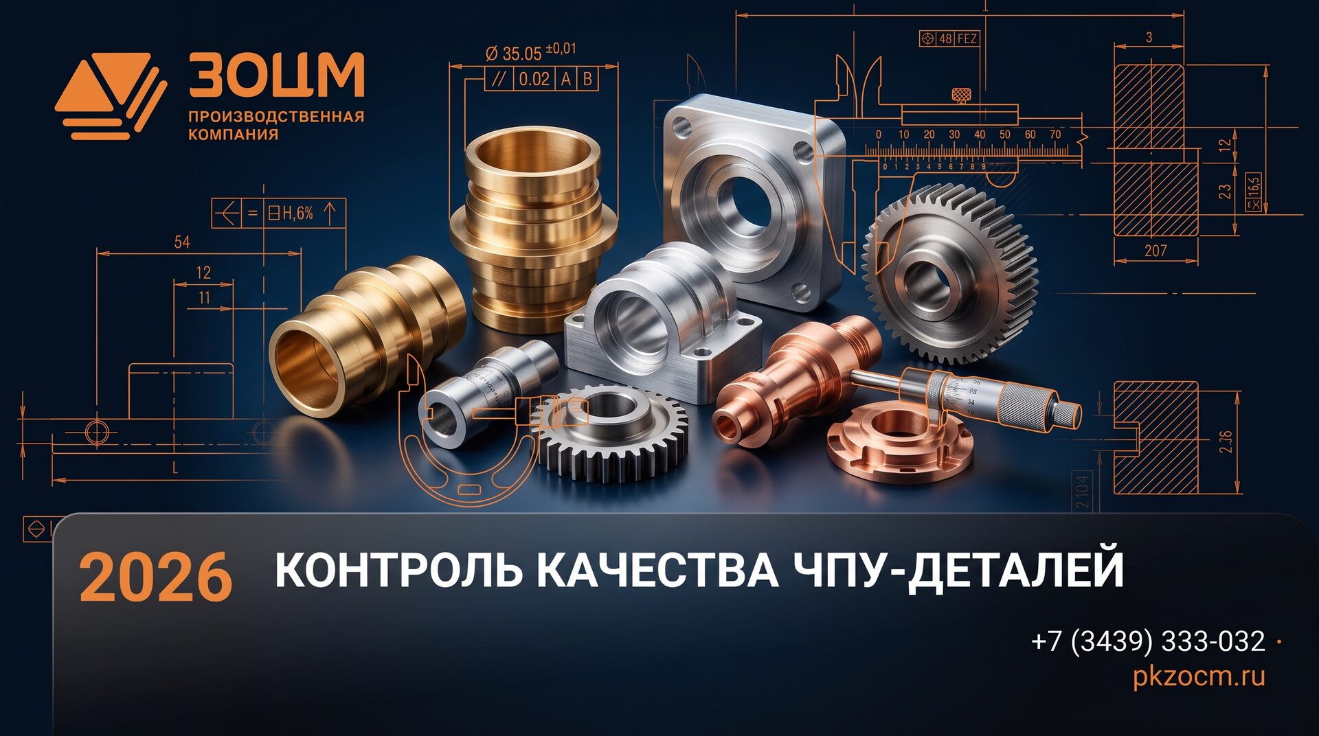Контроль качества ЧПУ-деталей: допуски, протоколы, фотоотчёт