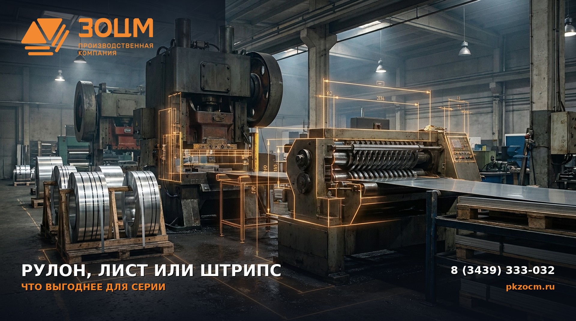 Рулон, лист или штрипс: что выгоднее для серии