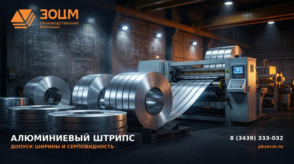 Алюминиевый штрипс допуск и серповидность ПК ЗОЦМ