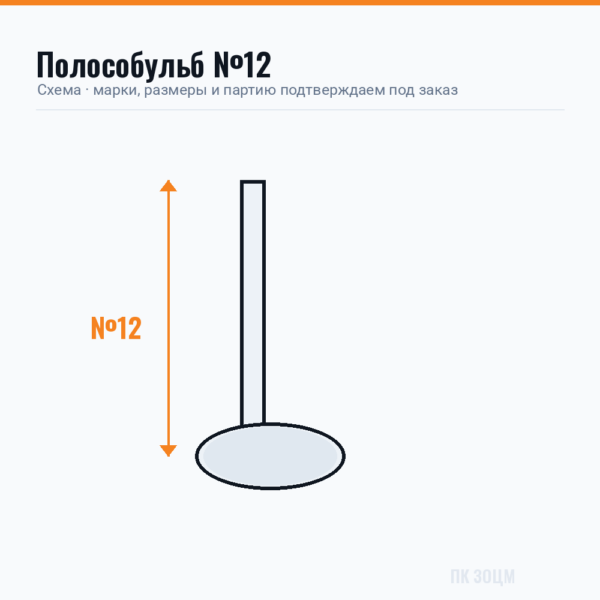 Полособульб алюминиевый №12